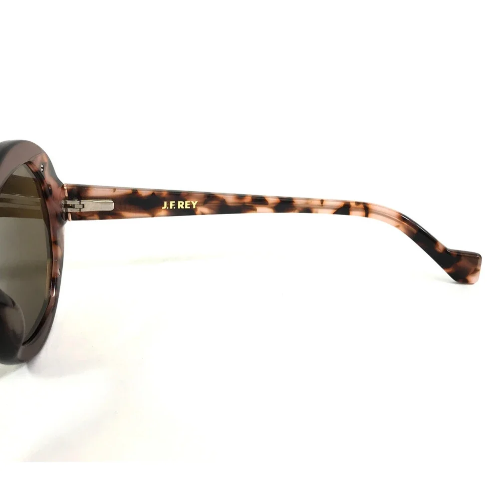 J.F. Rey Sunglasses AMANDA 9893 Brown Pink Tortoise with Brown Polarized Lenses